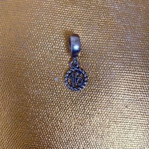 sweet 16 pandora charm